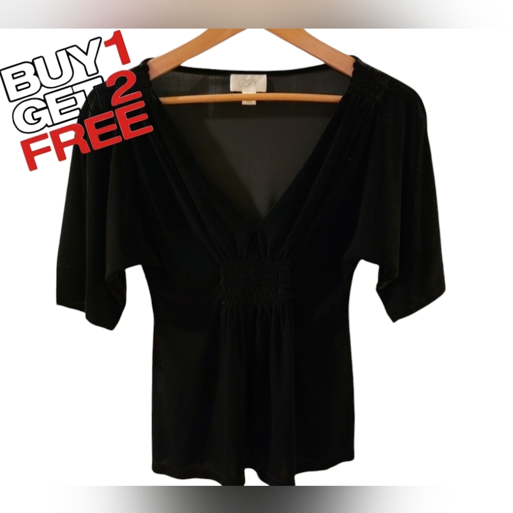Loft Velour Top Woman's Size‎ XS